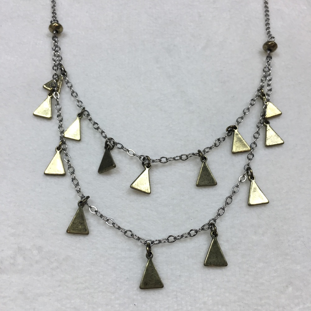 Urban Outfitters Layered Triangle Necklace